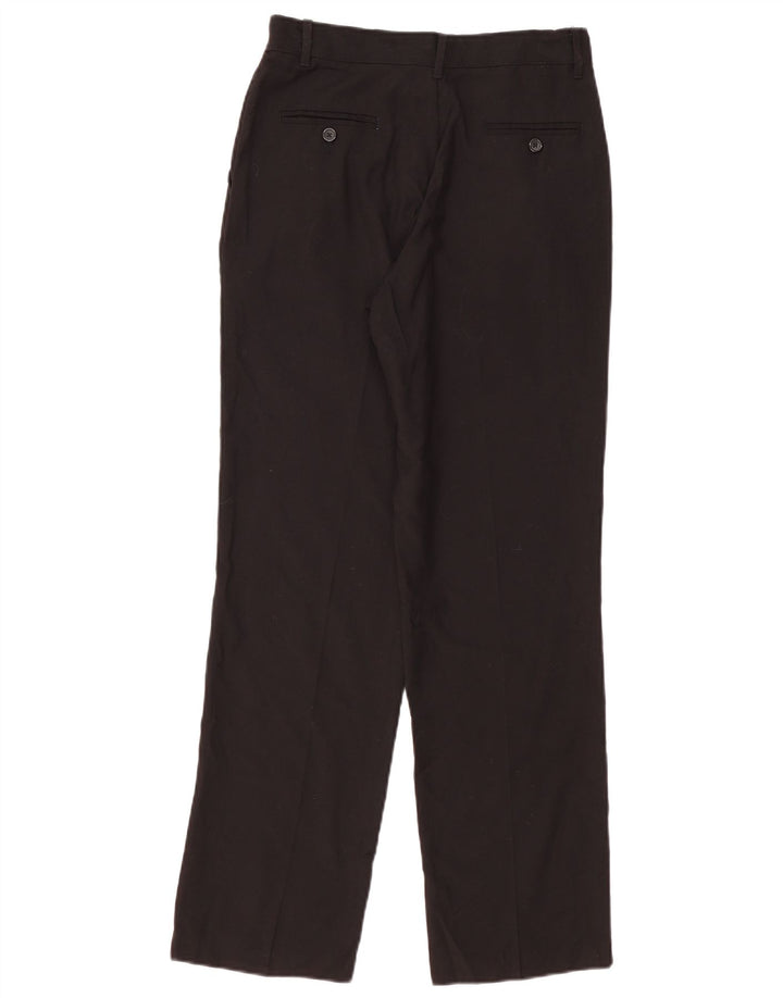 Izod Boys Straight Chino Trousers 15-16 Years W30 L30 Black Polyester