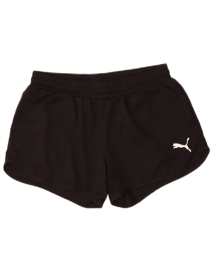 Puma Womens Sport Shorts UK 12 Medium Black