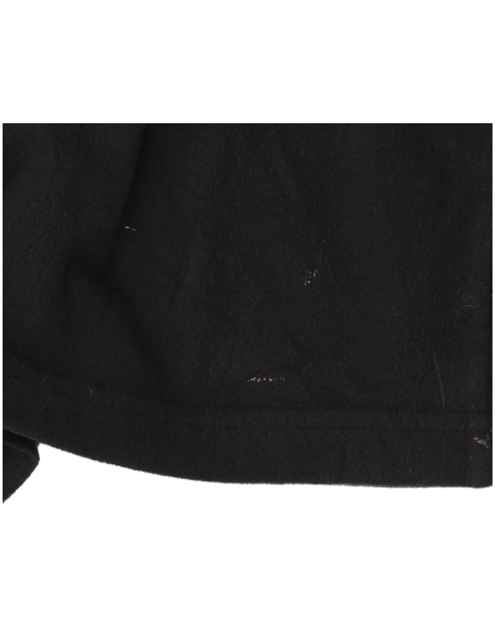 Under Armour Womens Zip Neck Fleece Jumper UK 14 Medium Grey Polyester