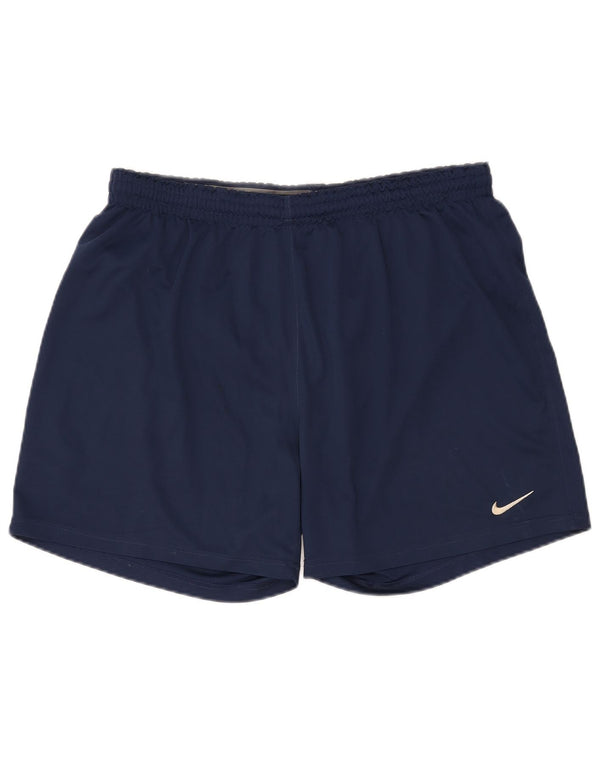 Nike Mens Sport Shorts 2XL Navy Blue Polyester