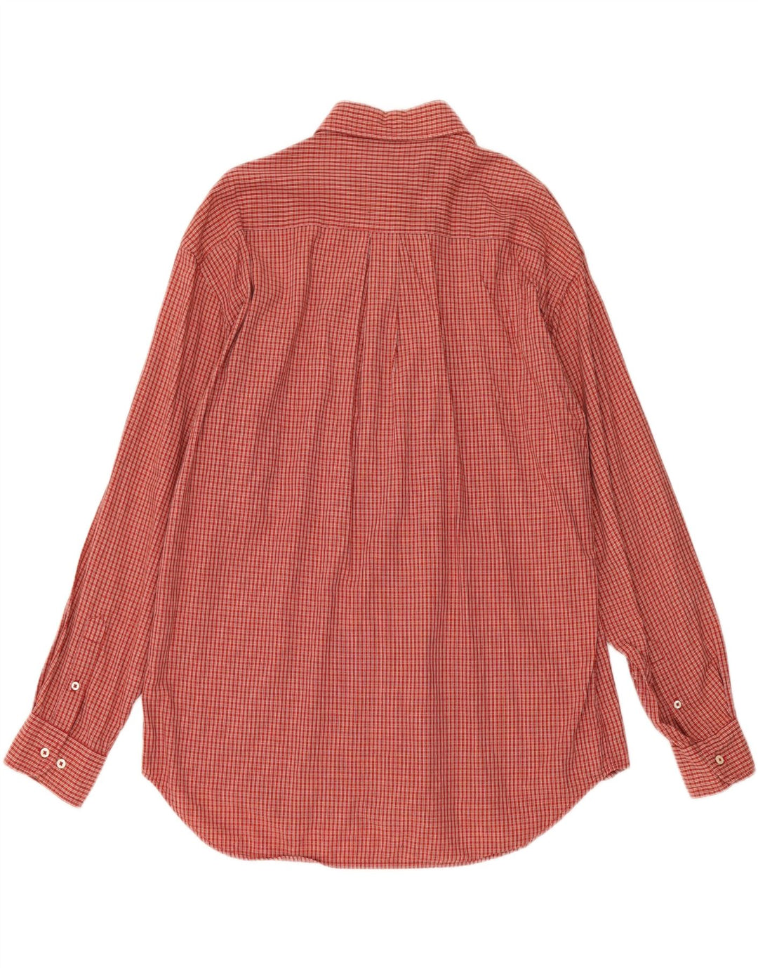 KAPPA Mens Shirt Large Red Check Cotton
