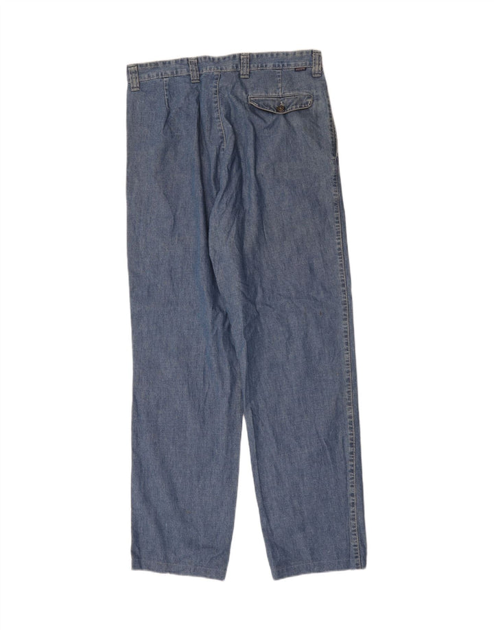 Vintage Womens Straight Jeans W33 L34 Blue