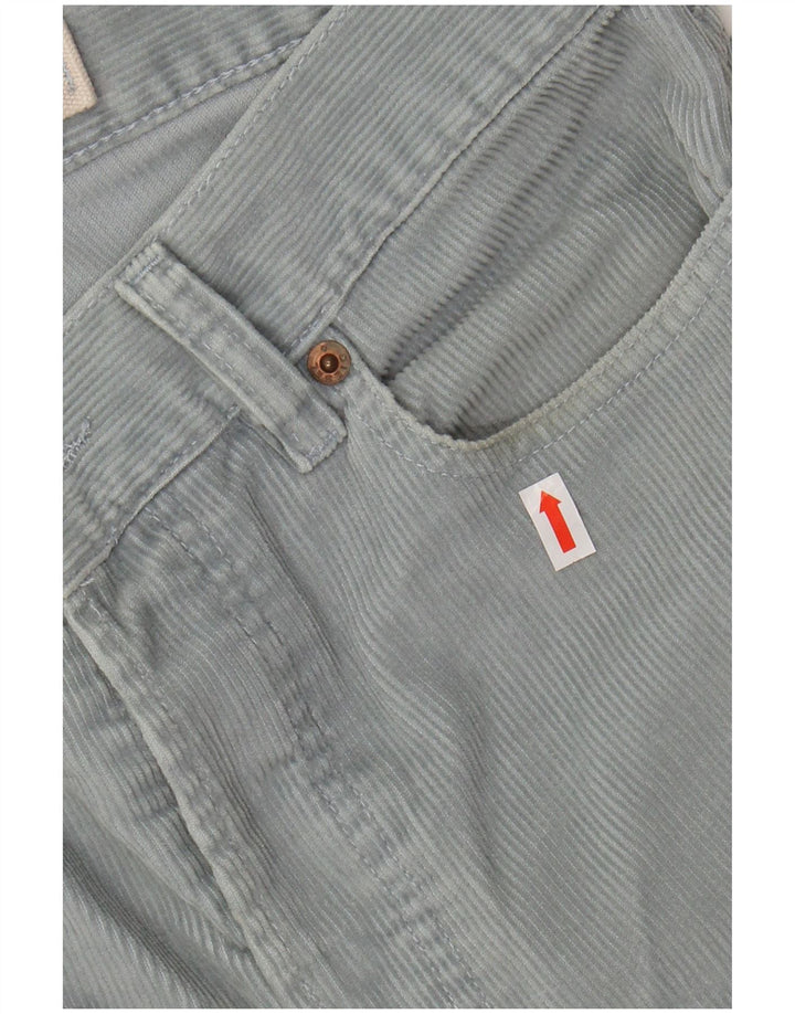 DIESEL Mens Straight Corduroy Trousers W30 L31 Blue Cotton