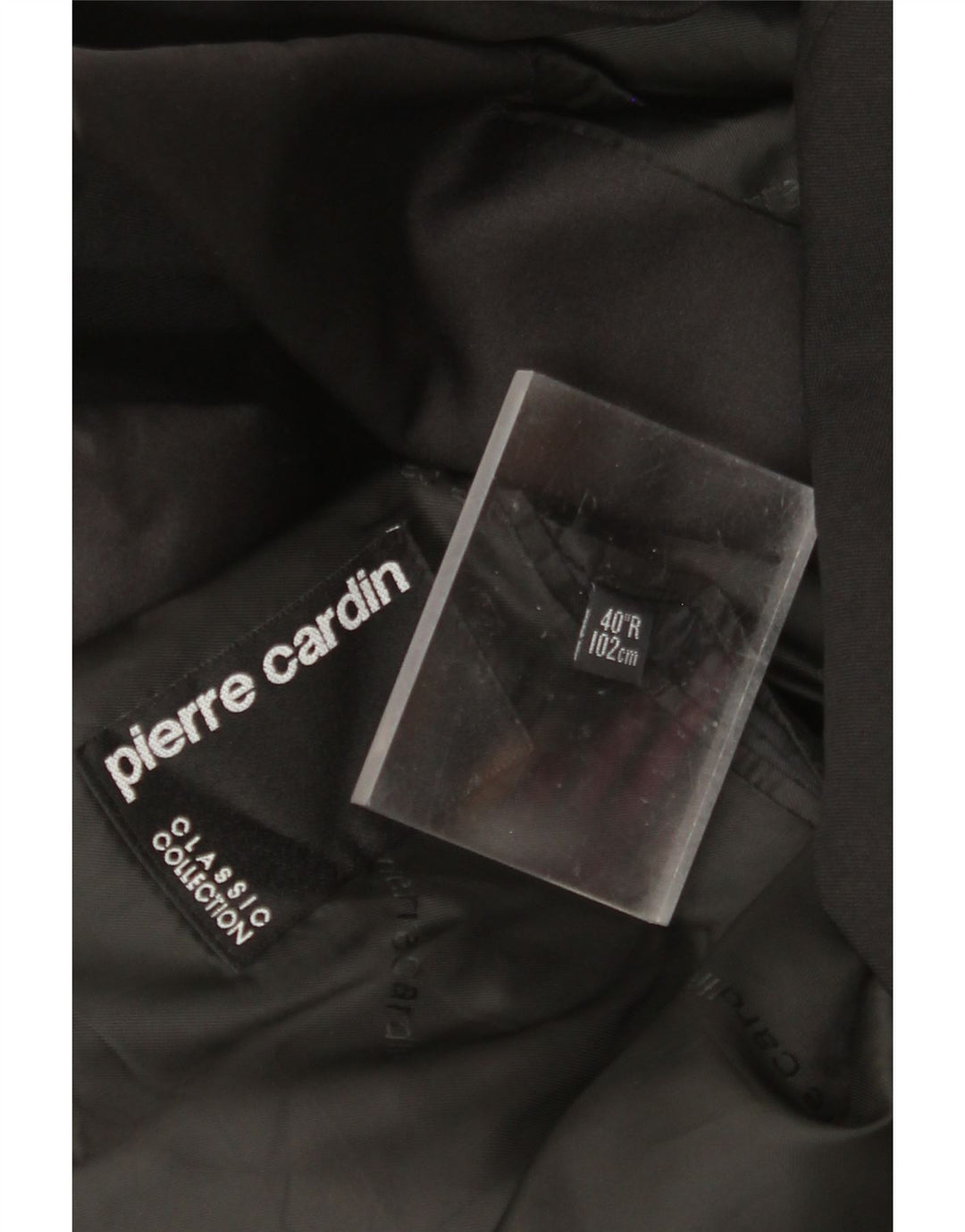 PIERRE CARDIN Mens Regular Fit Blazer Jacket UK 40 Large Black