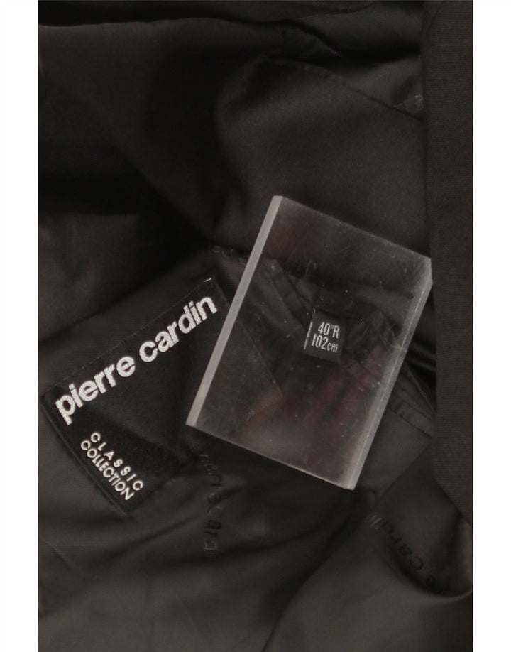 PIERRE CARDIN Mens Regular Fit Blazer Jacket UK 40 Large Black