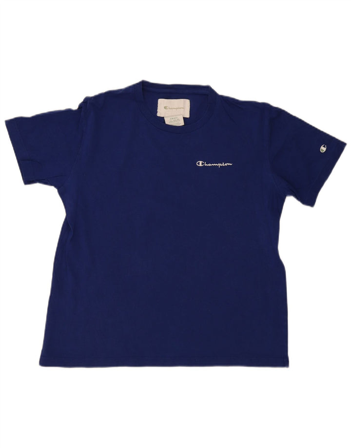CHAMPION Mens T-Shirt Top Small Navy Blue