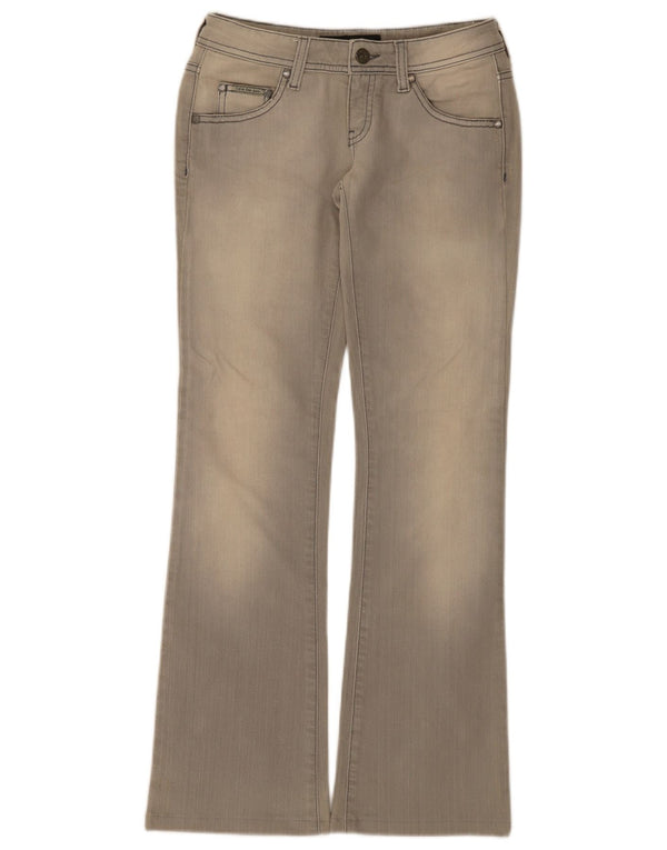 Calvin Klein Womens Bootcut Jeans W26 L30 Grey Cotton