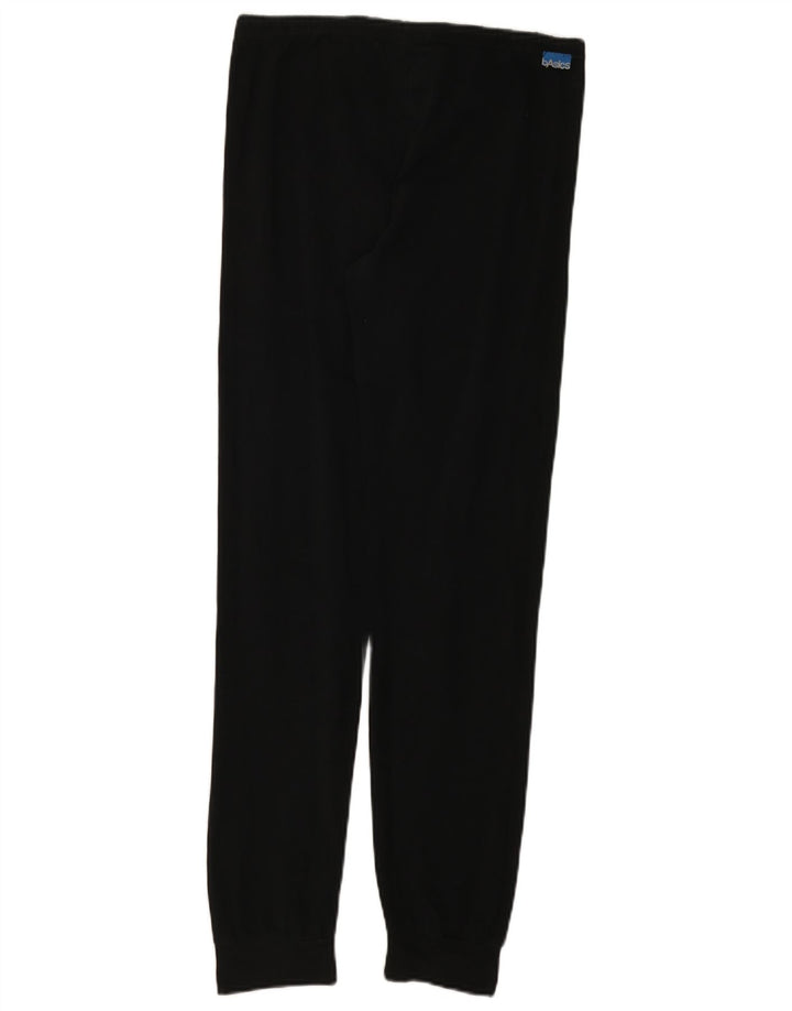 ASICS Womens Tracksuit Trousers Joggers UK 14 Medium  Black Cotton