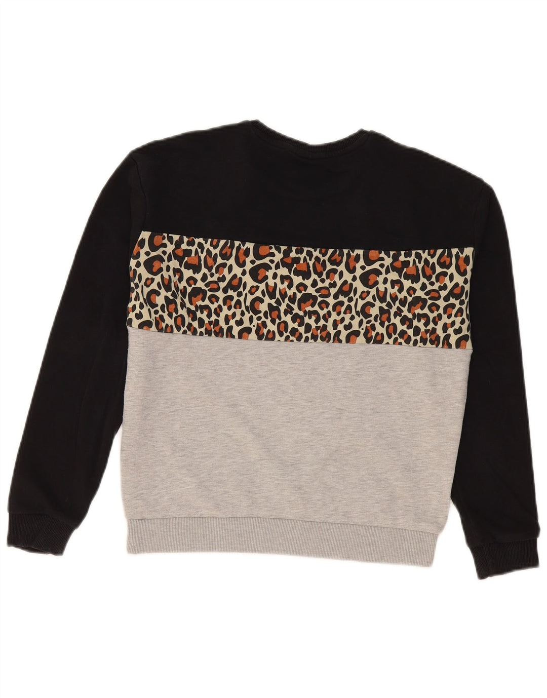 Fila Womens Graphic Sweatshirt Jumper UK 10 Small Multicoloured