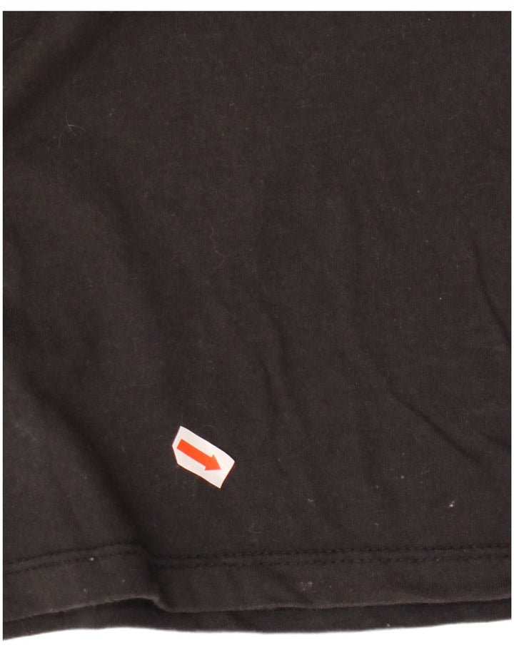 LEVI'S Womens T-Shirt Top UK 6 XS Black