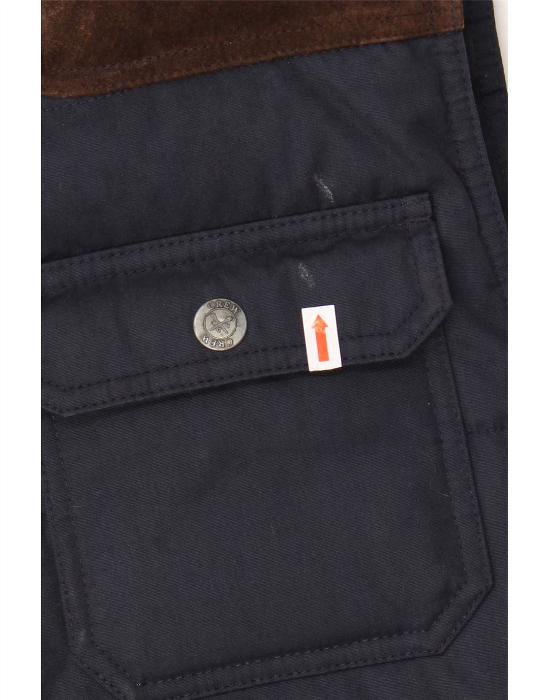 Crew Clothing Mens Padded Gilet UK 38 Medium Navy Blue Polyester