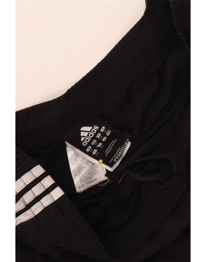 Adidas Mens Climalite Tracksuit Trousers Joggers Large Black Polyester