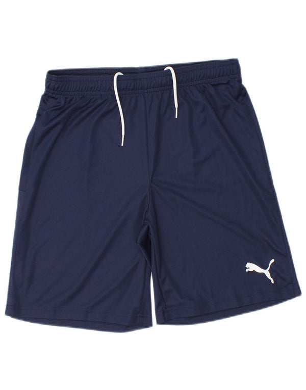 PUMA Mens Sport Shorts Small Navy Blue