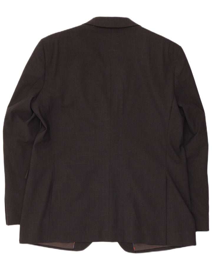 Jeff Banks Mens 2 Button Blazer Jacket UK 42 XL Grey Wool