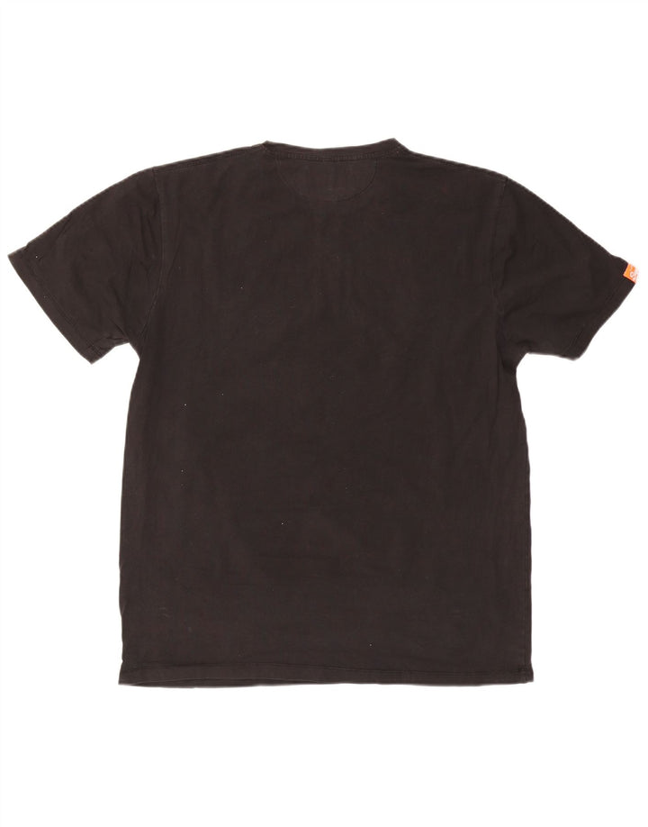 SUPERDRY Mens Graphic T-Shirt Top 2XL Black