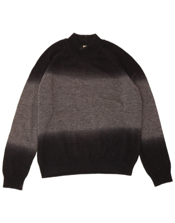 ARMANI COLLEZIONI Womens Turtle Neck Jumper Sweater IT 54 3XL Black