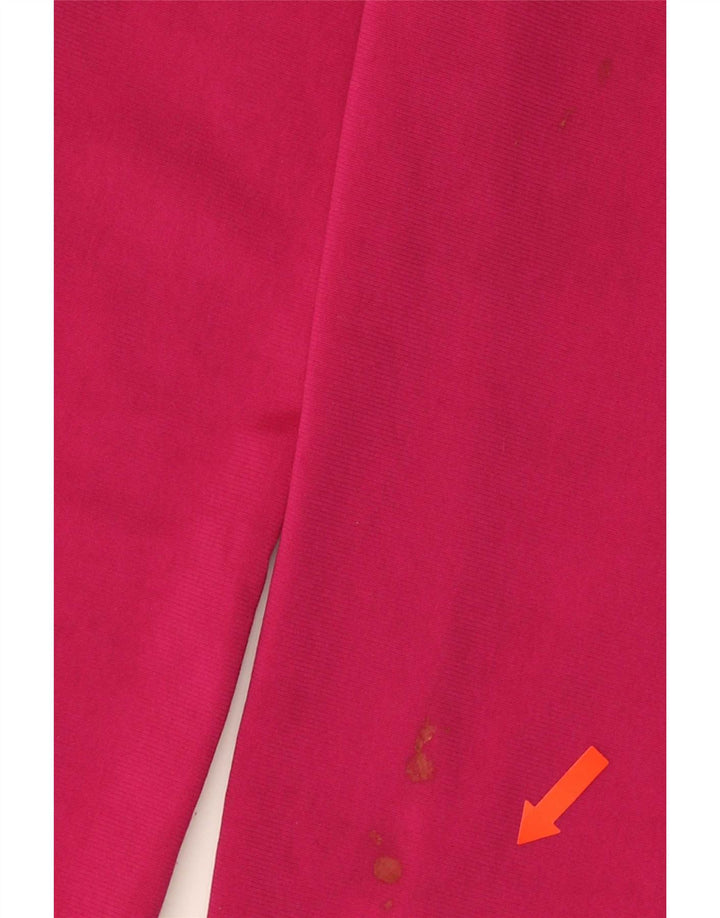 Adidas Womens Tracksuit Trousers Joggers EU 40 Medium Pink Polyester