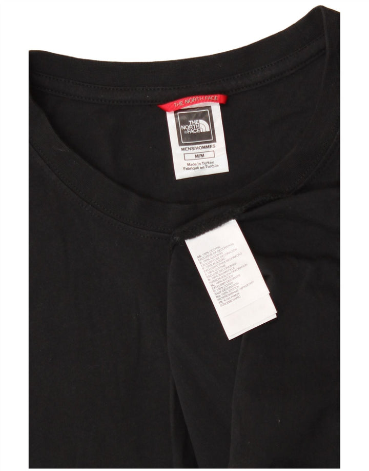THE NORTH FACE Mens T-Shirt Top Medium Black Cotton