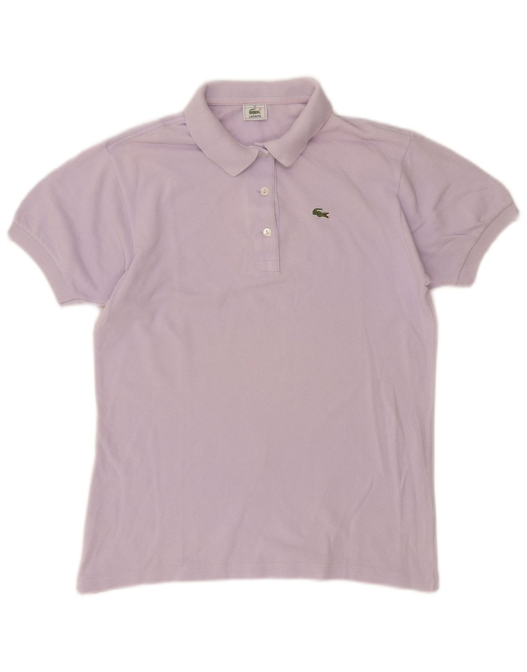 Lacoste Womens Polo Shirt Size 40 Medium Purple Cotton