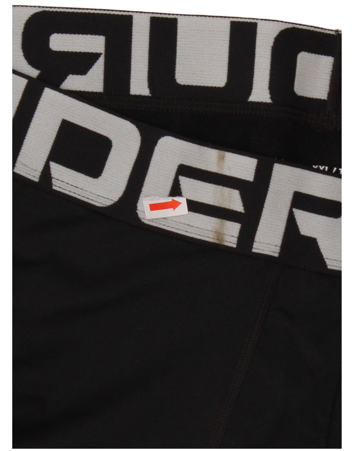 UNDER ARMOUR Mens Cold Gear Graphic Leggings 2XL  Black Polyester