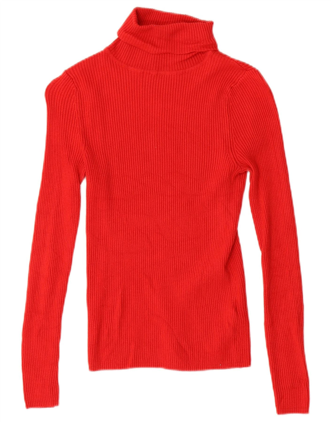 Marks & Spencer Womens Top Long Sleeve UK 8 Small  Red Viscose
