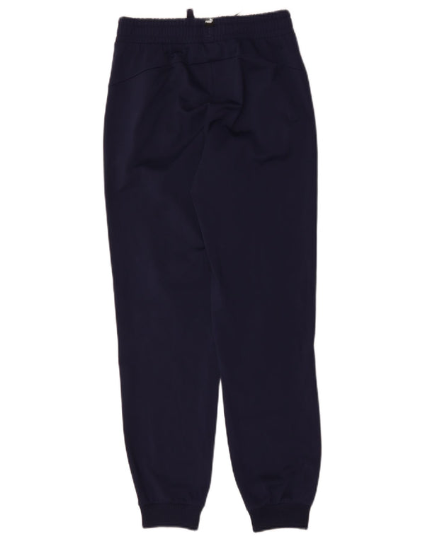 Puma Boys Tracksuit Trousers Joggers 11-12 Years  Navy Blue Polyester