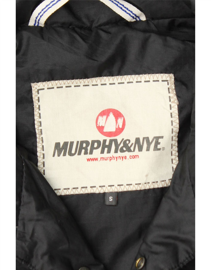 MURPHY & NYE Mens Padded Gilet UK 36 Small Black Polyamide