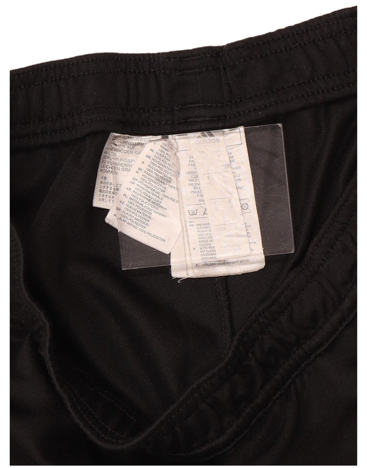 ADIDAS Mens Tracksuit Trousers Small  Black Polyester