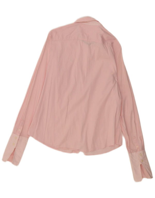 Tommy Hilfiger Womens Formal Shirt US 10 Large Pink Striped