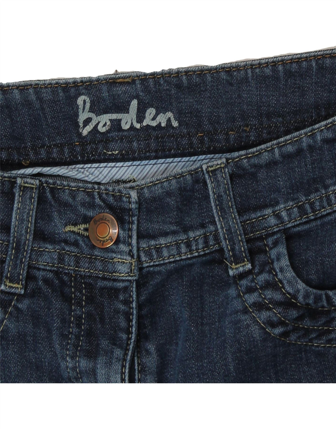 BODEN Womens Denim Skirt W28 Medium Blue Vintage Boden and Second-Hand Boden from Messina Hembry 