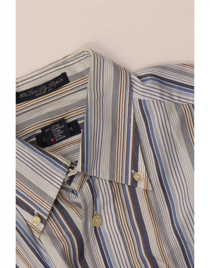 Gant Mens Shirt Medium Multicoloured Striped Cotton