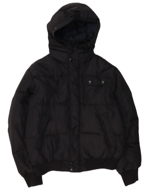 Gas Mens Hooded Padded Jacket UK 44 2XL Black