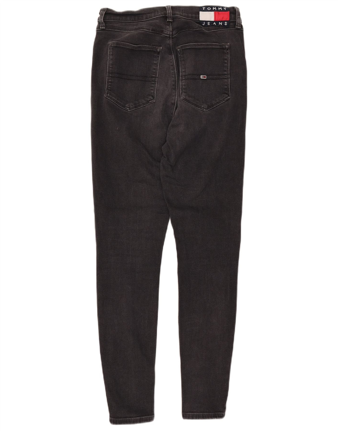 TOMMY HILFIGER Womens Melany High Rise Super Skinny Jeans W30 L30 Black