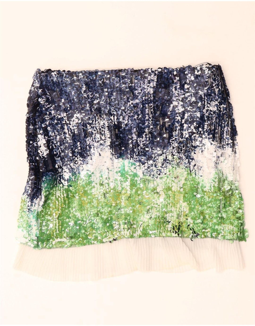 ZARA Womens Straight Skirt Medium W28  Multicoloured Colourblock Polyester