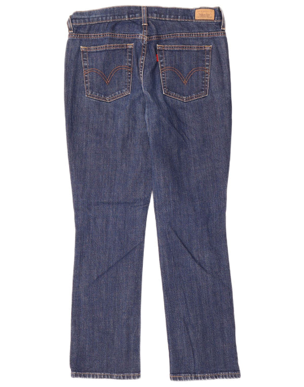 Levi's Womens 505 Straight Jeans US 6 Medium W32 L29 Blue Cotton