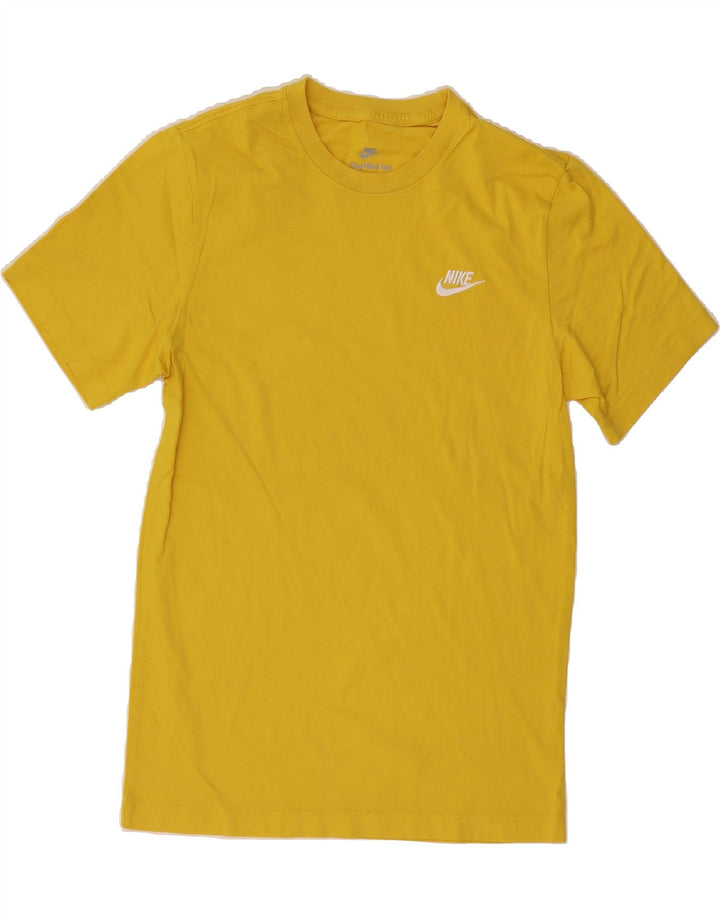 NIKE Mens T-Shirt Top Small Yellow Vintage Nike and Second-Hand Nike from Messina Hembry 
