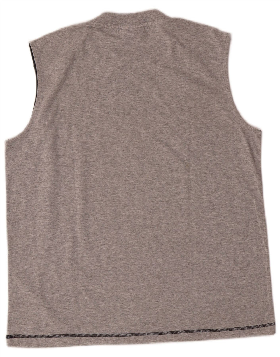 Reebok Mens Graphic Vest Top XS Grey Cotton
