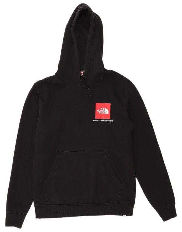 The North Face Mens Hoodie Jumper Medium Black Cotton