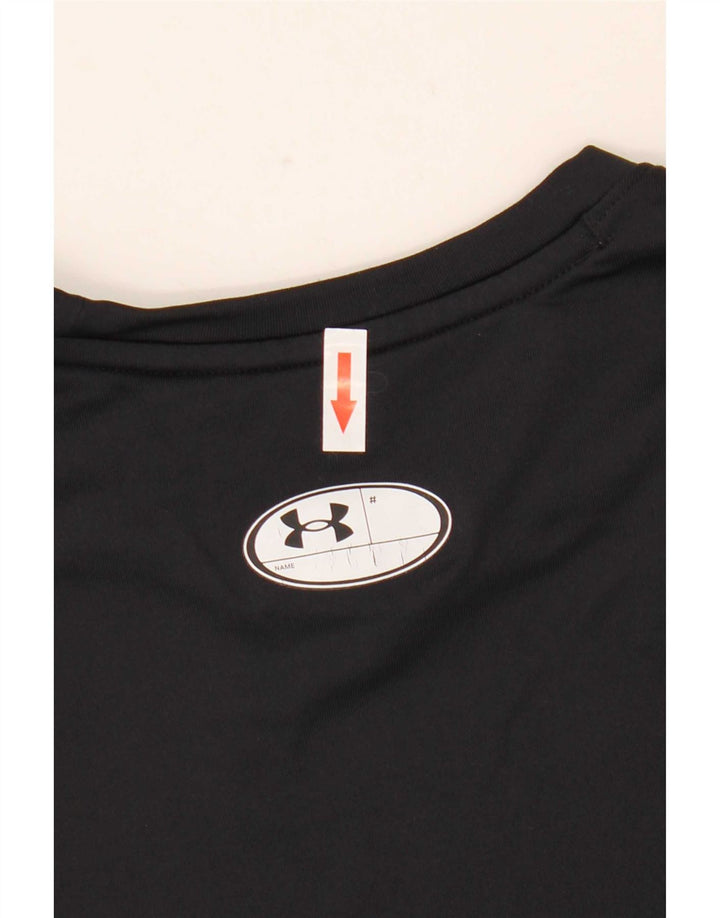 Under Armour Mens Cold Gear Top Long Sleeve Medium Black Polyester