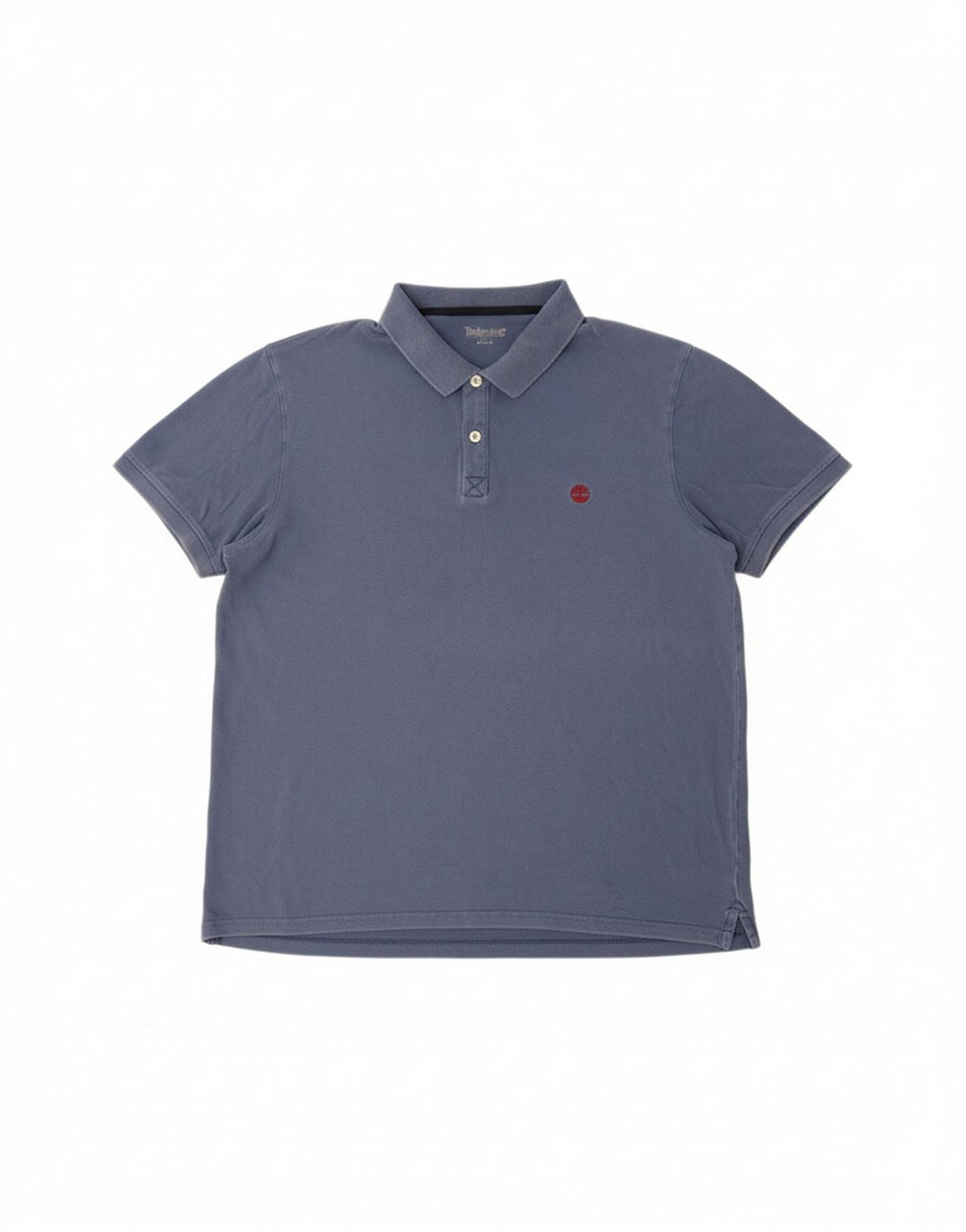 TIMBERLAND Mens Polo Shirt Large Navy Blue