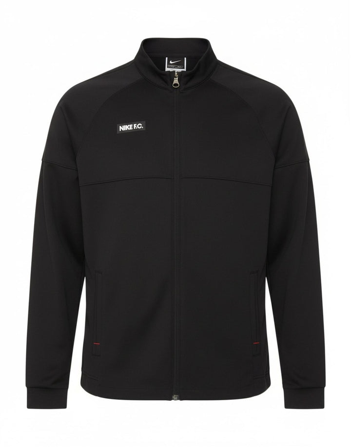 Nike Boys Tracksuit Top Jacket 13-14 Years XL Black Polyester