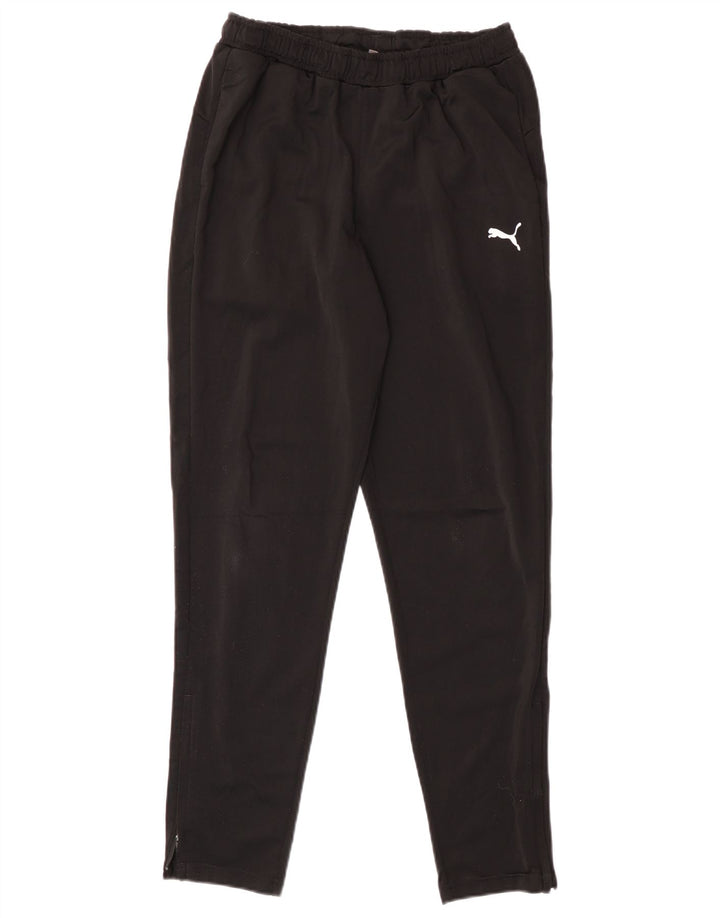 Puma Boys Tracksuit Trousers 13-14 Years  Black Polyester