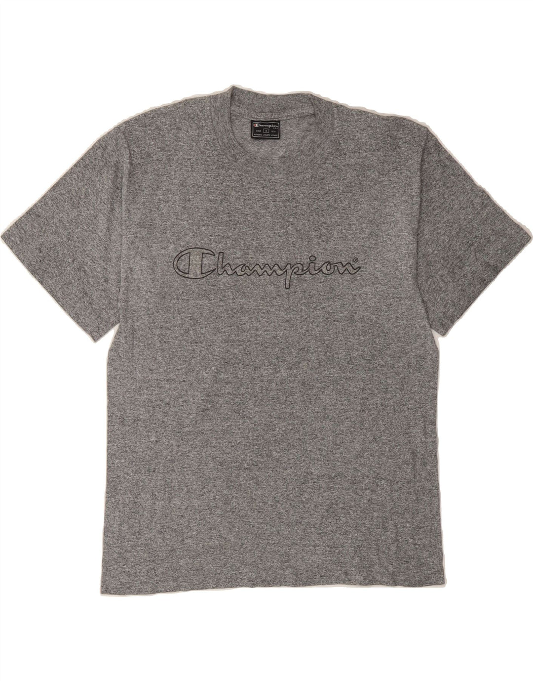 CHAMPION Mens Graphic T-Shirt Top Small Grey Cotton Vintage Champion and Second-Hand Champion from Messina Hembry 