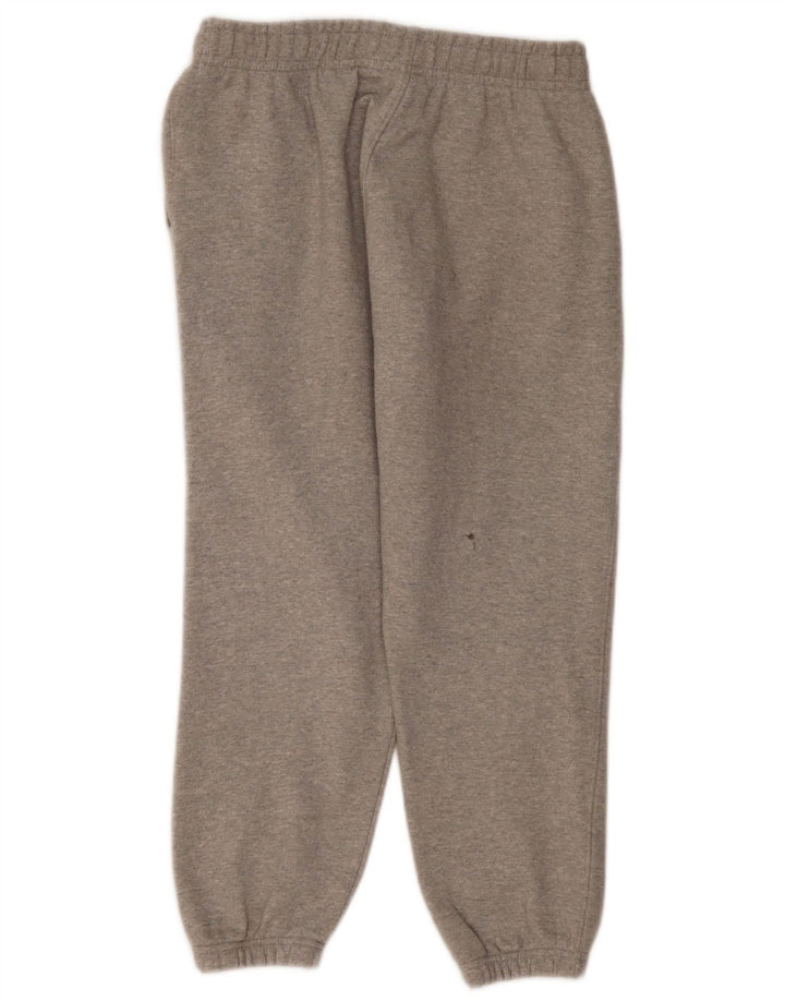 Nike Womens Graphic Tracksuit Trousers Joggers UK 12 Medium Grey Cotton