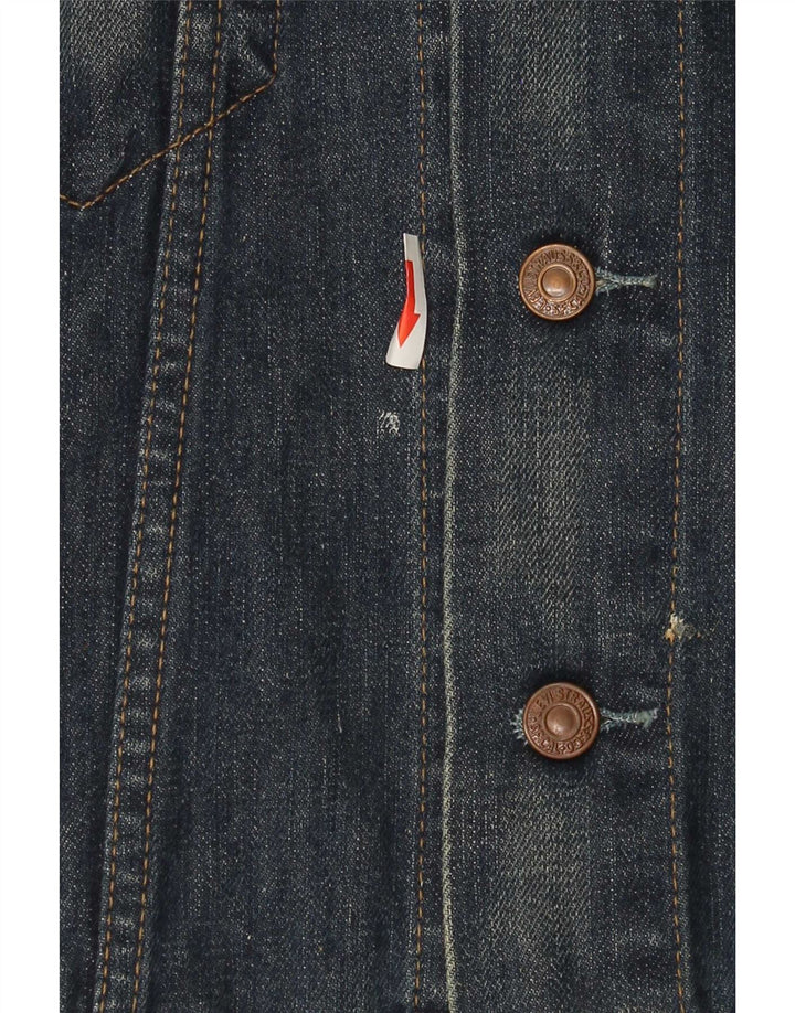 Levi's Boys Denim Jacket 11-12 Years Medium Blue Cotton