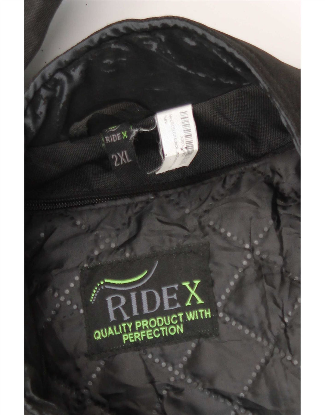 Ridex Mens Racer Jacket UK 44 2XL Black
