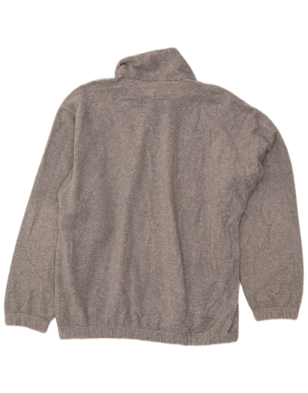 SERGIO TACCHINI Mens Zip Neck Fleece Jumper Large Grey