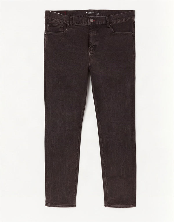 Tommy Hilfiger Mens Bleecker Slim Jeans W40 L32 Black Cotton