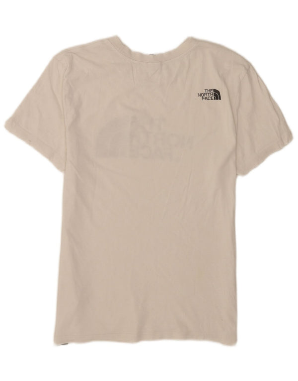 The North Face Mens Graphic T-Shirt Top Medium White Cotton