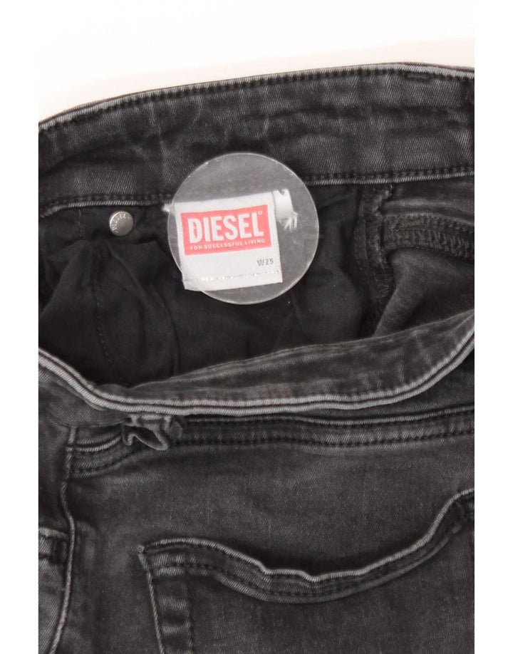 Diesel Womens Skinny Jeans W25 L30 Grey